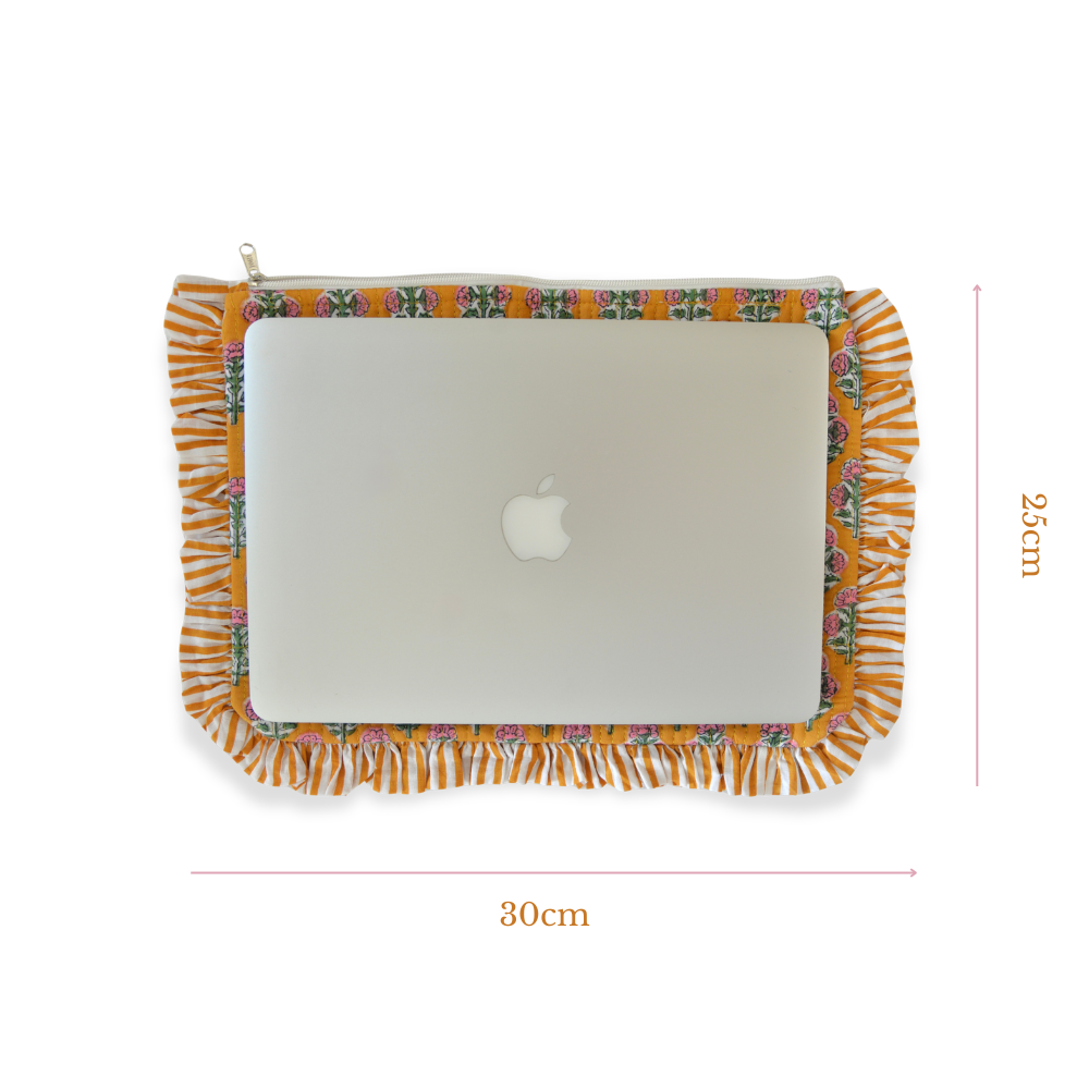Laptop Sleeve Golden Bloom