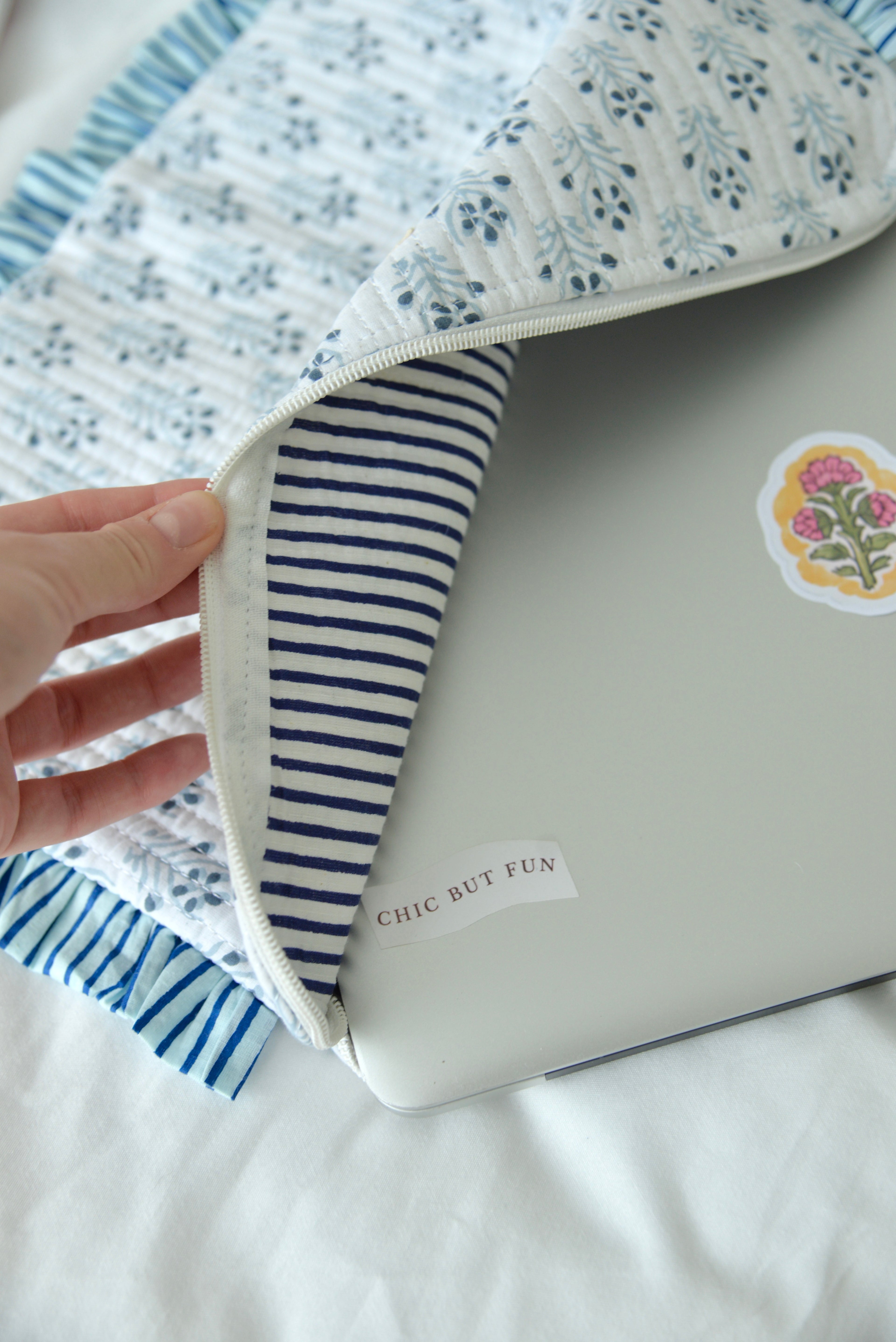 Laptop Sleeve Blossom Blue