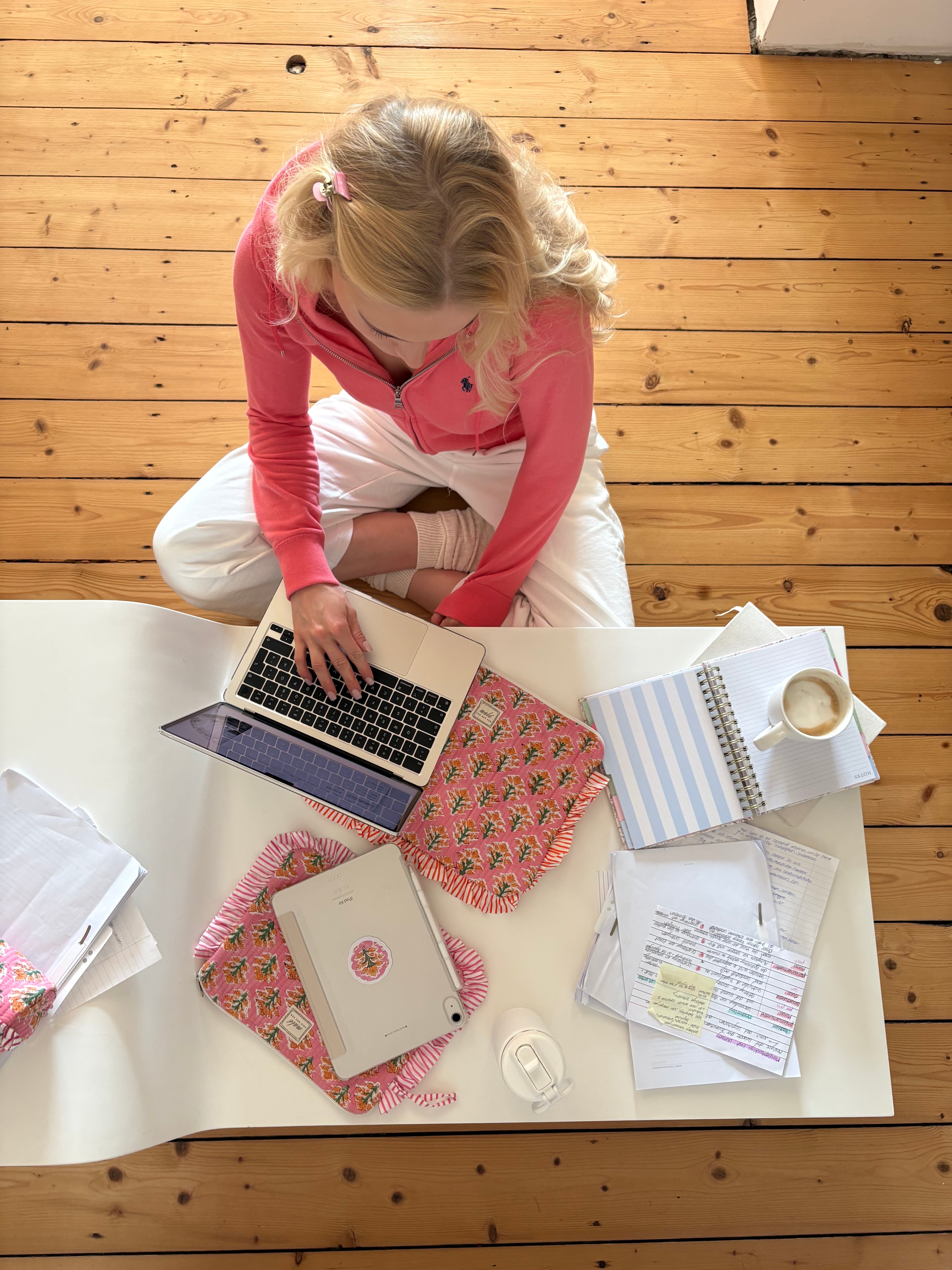 Laptop Sleeve Pink Blossom