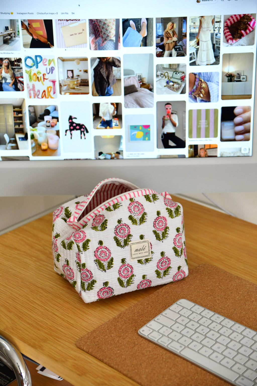 Pouch White Bloom