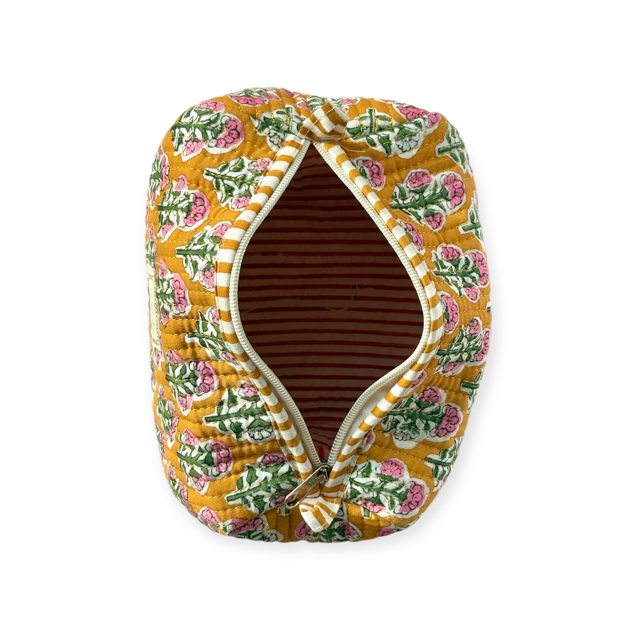 Kosmetiktasche "Golden Bloom"