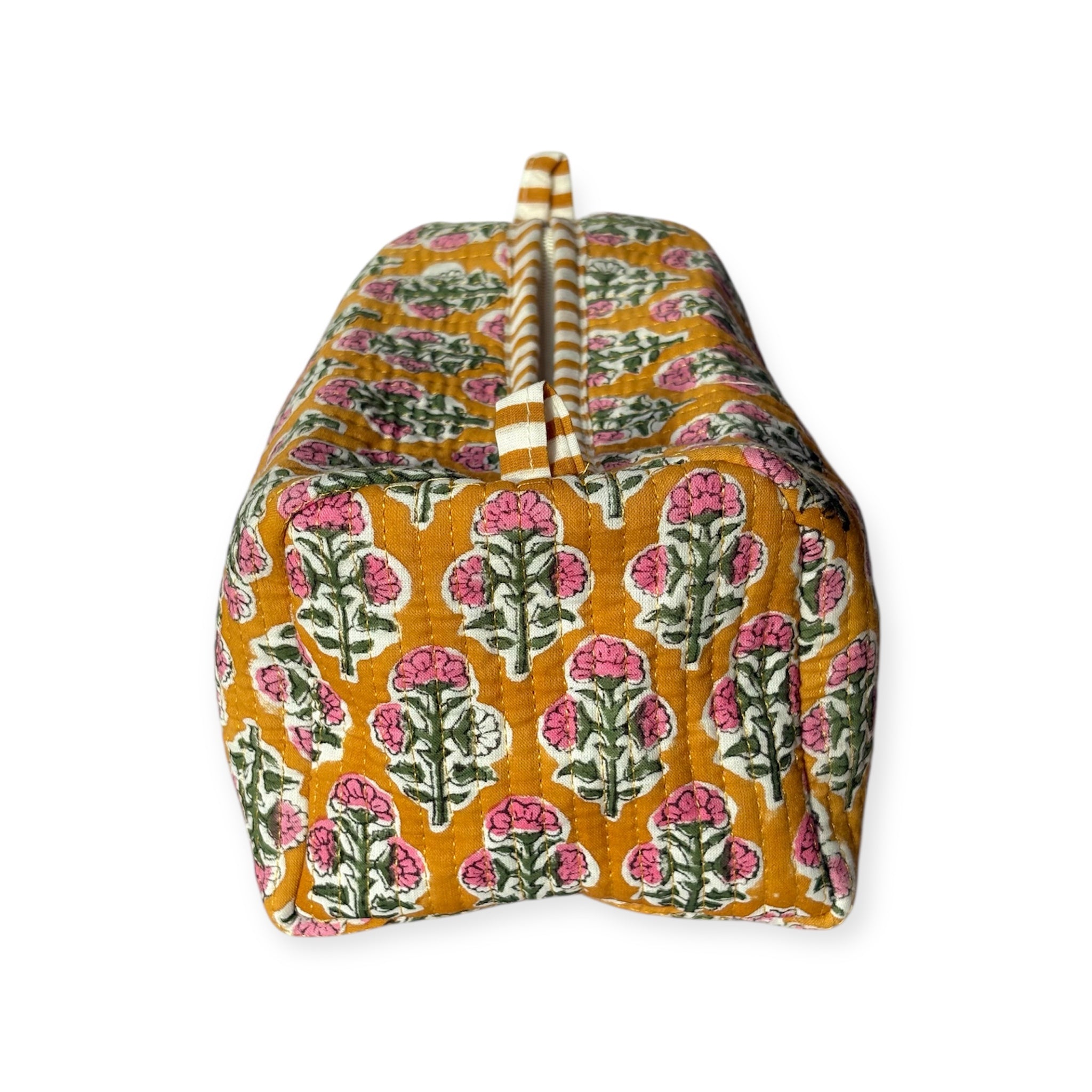 Kosmetiktasche "Golden Bloom"